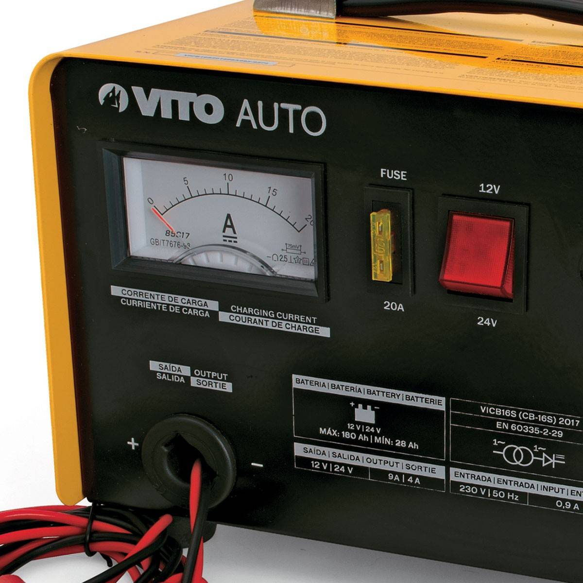 Chargeur de Batterie Auto Poids Lourds 12/24V Capacité 28 - 180Ah VITO - Image 2