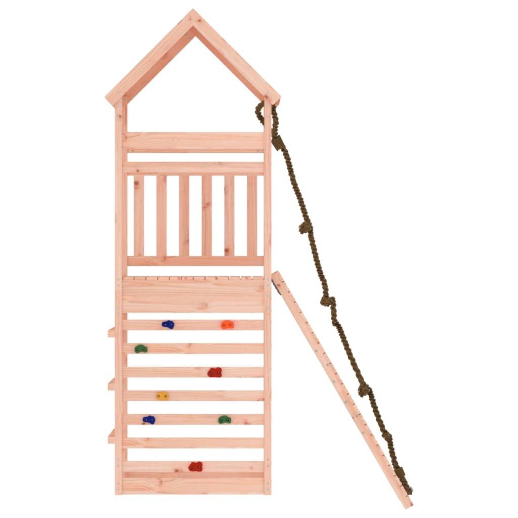 Helloshop26 - Maisonnette de jeu avec mur d'escalade 55 x 175 x 264 cm bois massif douglas - Image 4