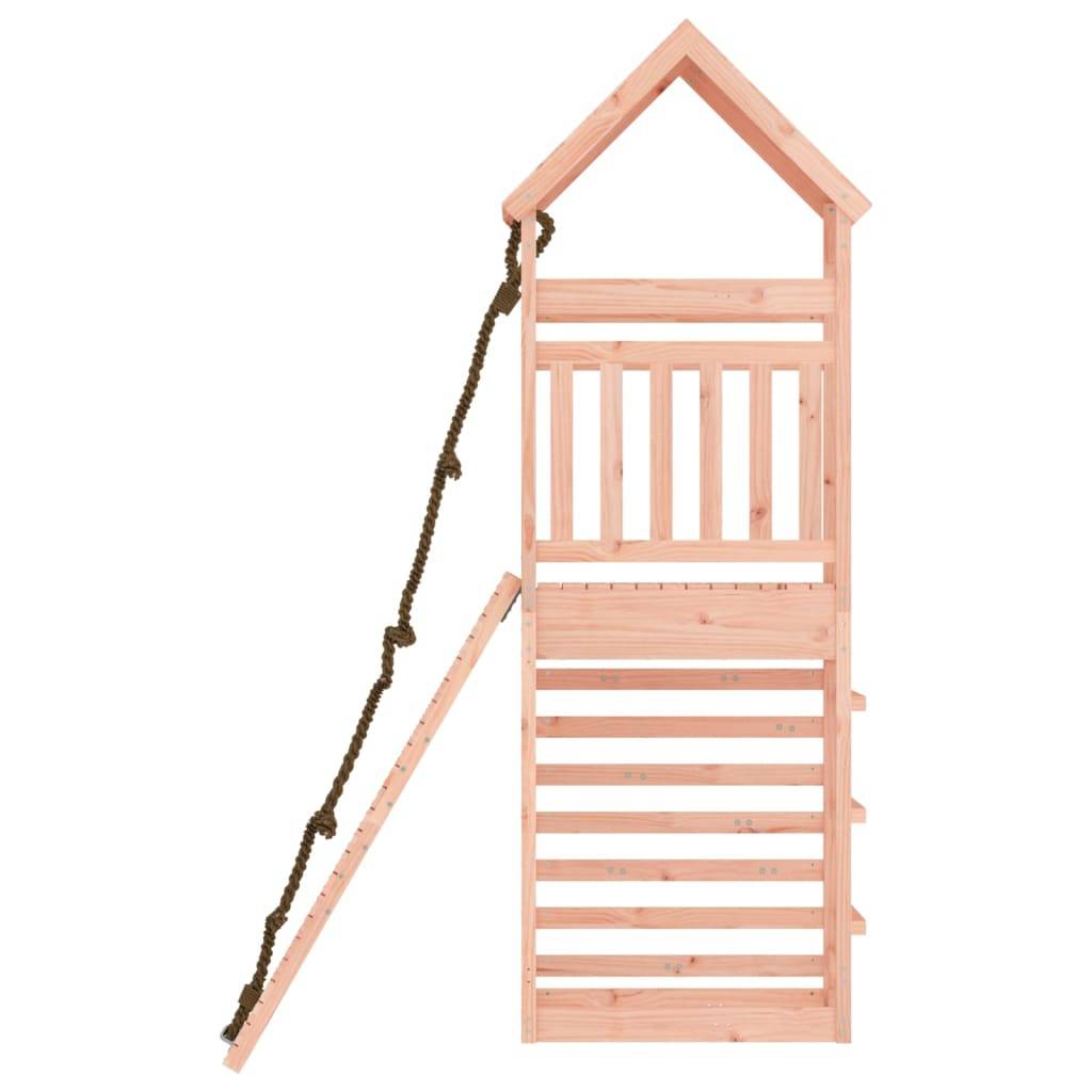 Helloshop26 - Maisonnette de jeu avec mur d'escalade 55 x 175 x 264 cm bois massif douglas - Image 3