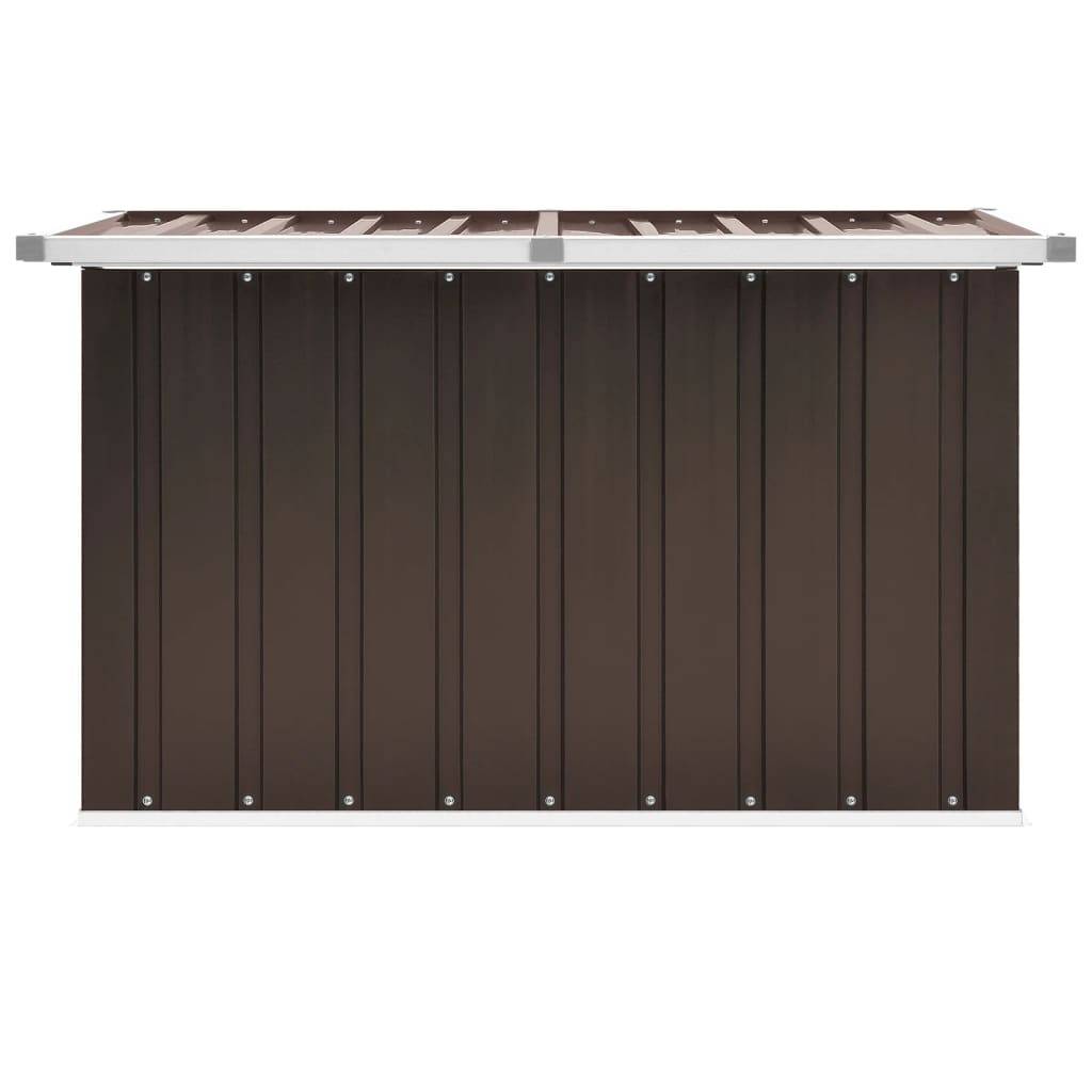 Helloshop26 - Coffre boîte meuble de jardin rangement 109 x 67 x 65 cm marron - Image 2