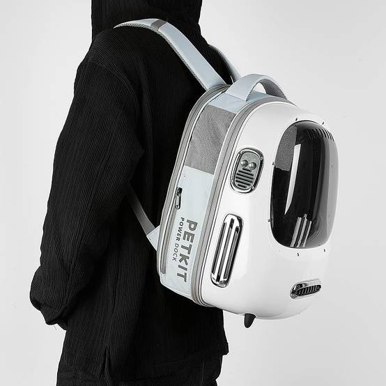BREEZY 2 - Sac à dos pour animaux - Blanc laiteux PETKIT - Image 3