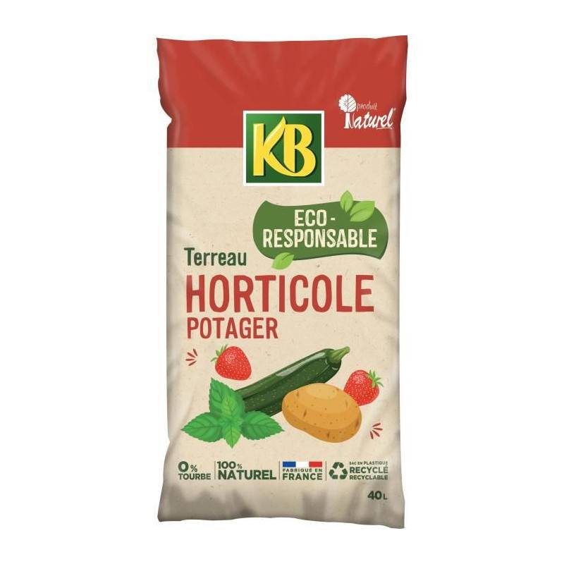 Kb - Terreau Horticole Potager Uab 40l - Image 1