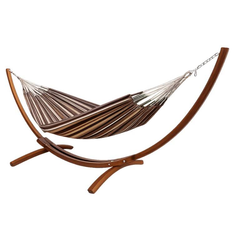 Tropical Hamac - Hamac avec support bois Latino L Choco Oro - Tropical Hamac - Image 1