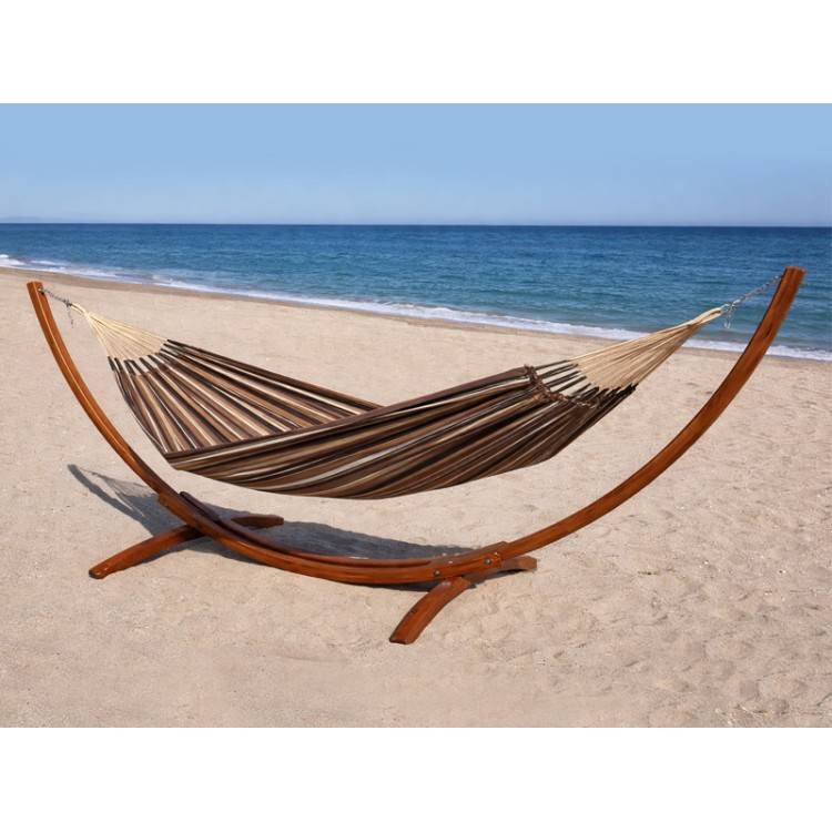 Tropical Hamac - Hamac avec support bois Latino L Choco Oro - Tropical Hamac - Image 3