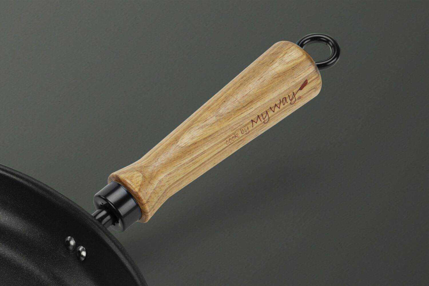 Poêle ovale à poisson - 24 cm - En acier carbone - Compatible toutes plaques de cuisson - Myway - Image 3