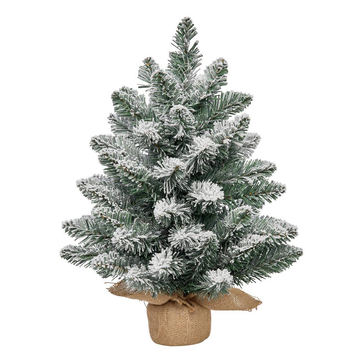 Fééric Lights & Christmas - Sapin de Noël artificiel de table Juti floqué lumineux 50 cm - Atmosphera Créateur d'intérieur - Image 2