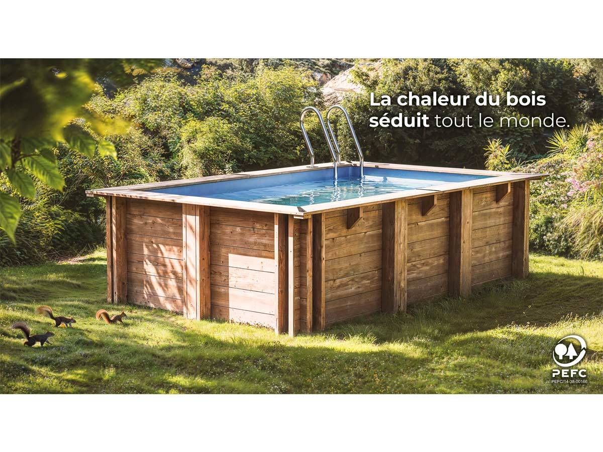 Gré - Piscine en bois traité City L 2 x l 2 m - Image 10