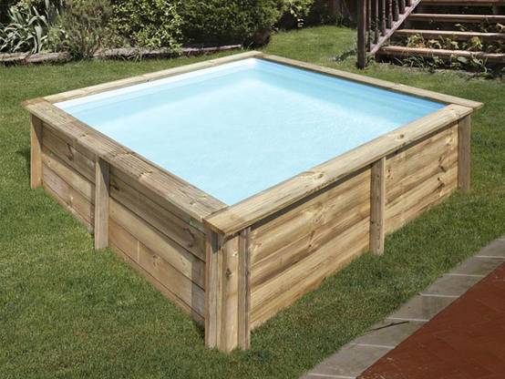 Gré - Piscine en bois traité City L 2 x l 2 m - Image 2