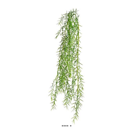Chute d'asparagus artificiel L 100 cm D 17 cm 3 ramures - Image 1