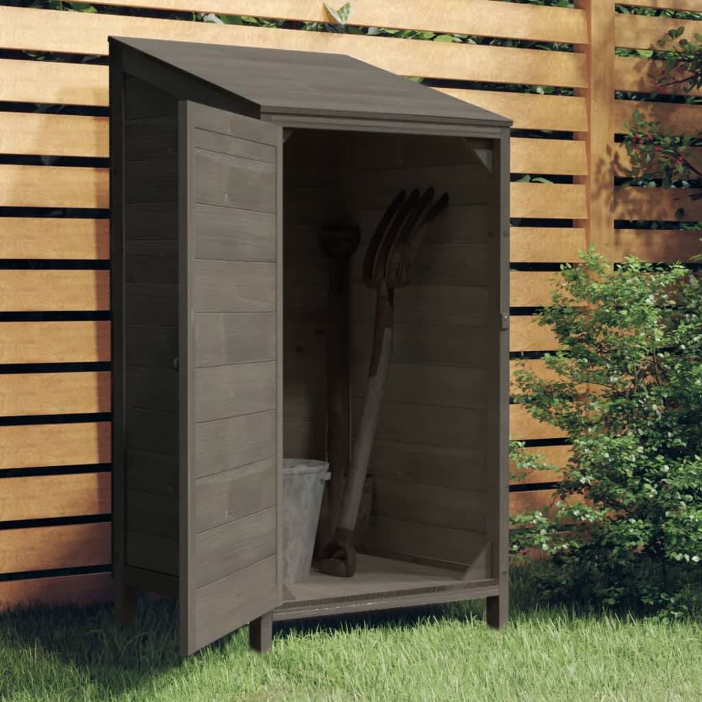 Vidaxl - Remise de jardin Anthracite 55x52x112 cm Bois de sapin solide vidaXL 152180
