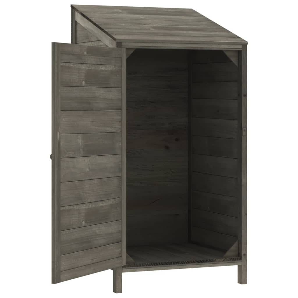 Vidaxl - Remise de jardin Anthracite 55x52x112 cm Bois de sapin solide vidaXL 152180 - Image 8