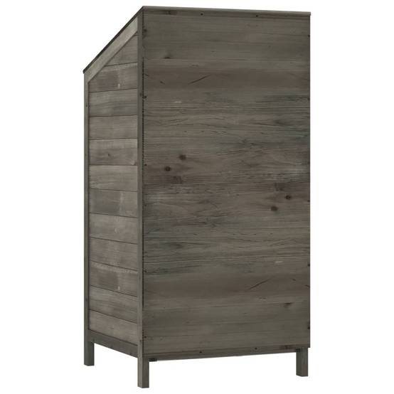 Vidaxl - Remise de jardin Anthracite 55x52x112 cm Bois de sapin solide vidaXL 152180 - Image 7