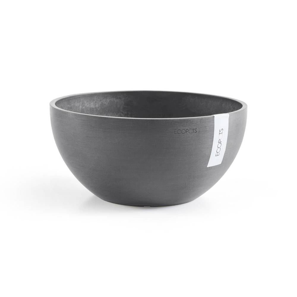 Ecopots - Pot Rond Brussels 35 Gris - Ø 35 x H. 16,5 cm - 11,5 L ECOPOTS - Image 4