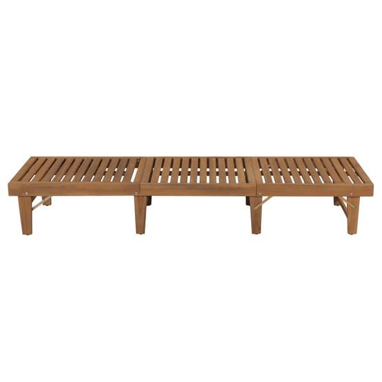 Bain de Soleil Pliable Acacia Huilé Coussin Noir Élégant – ComfortXL Outdoor Living - Image 8