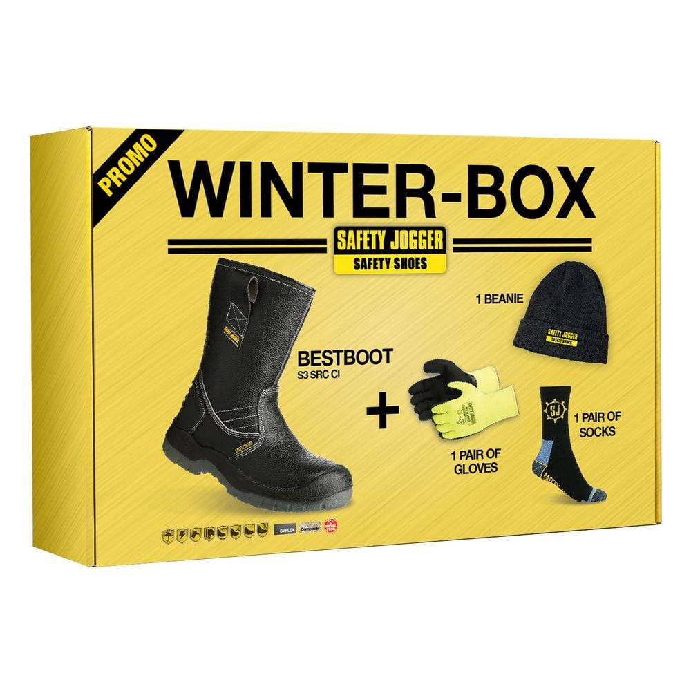 Winter Box Bottes fourrées BESTBOOT S3 Safety Jogger Noir 40 - Image 1