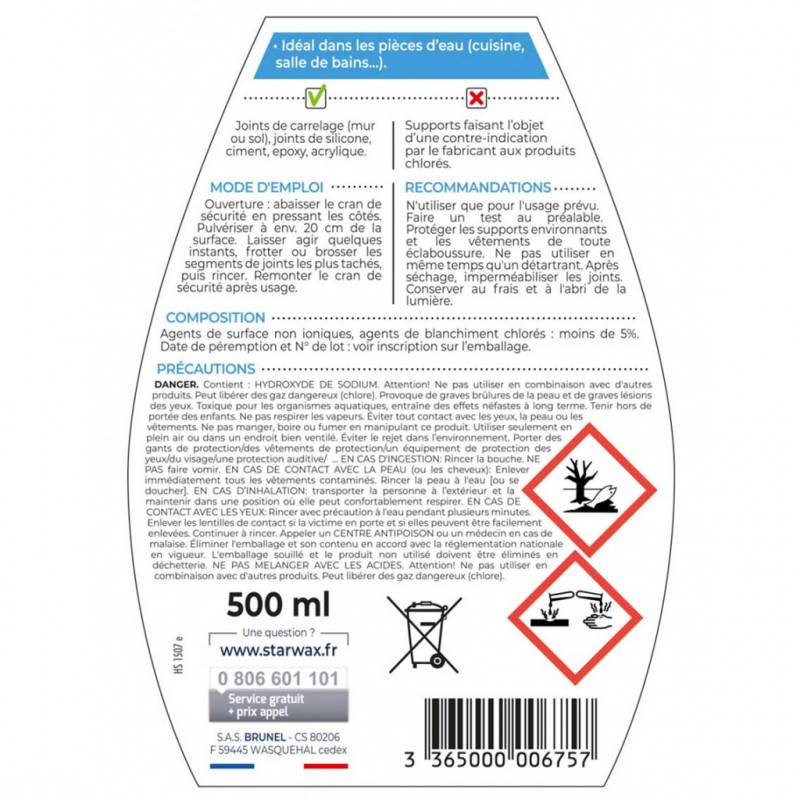 Starwax - DECRAS JOINT CIMENT ET SILICON500ML - Image 2