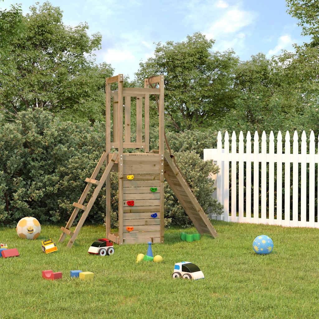 Aire de jeux d'extérieur - Jeu Plein air enfant bois de pin imprégné-JU1614 - Image 2