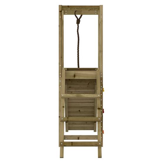 Aire de jeux d'extérieur - Jeu Plein air enfant bois de pin imprégné-JU1614 - Image 5