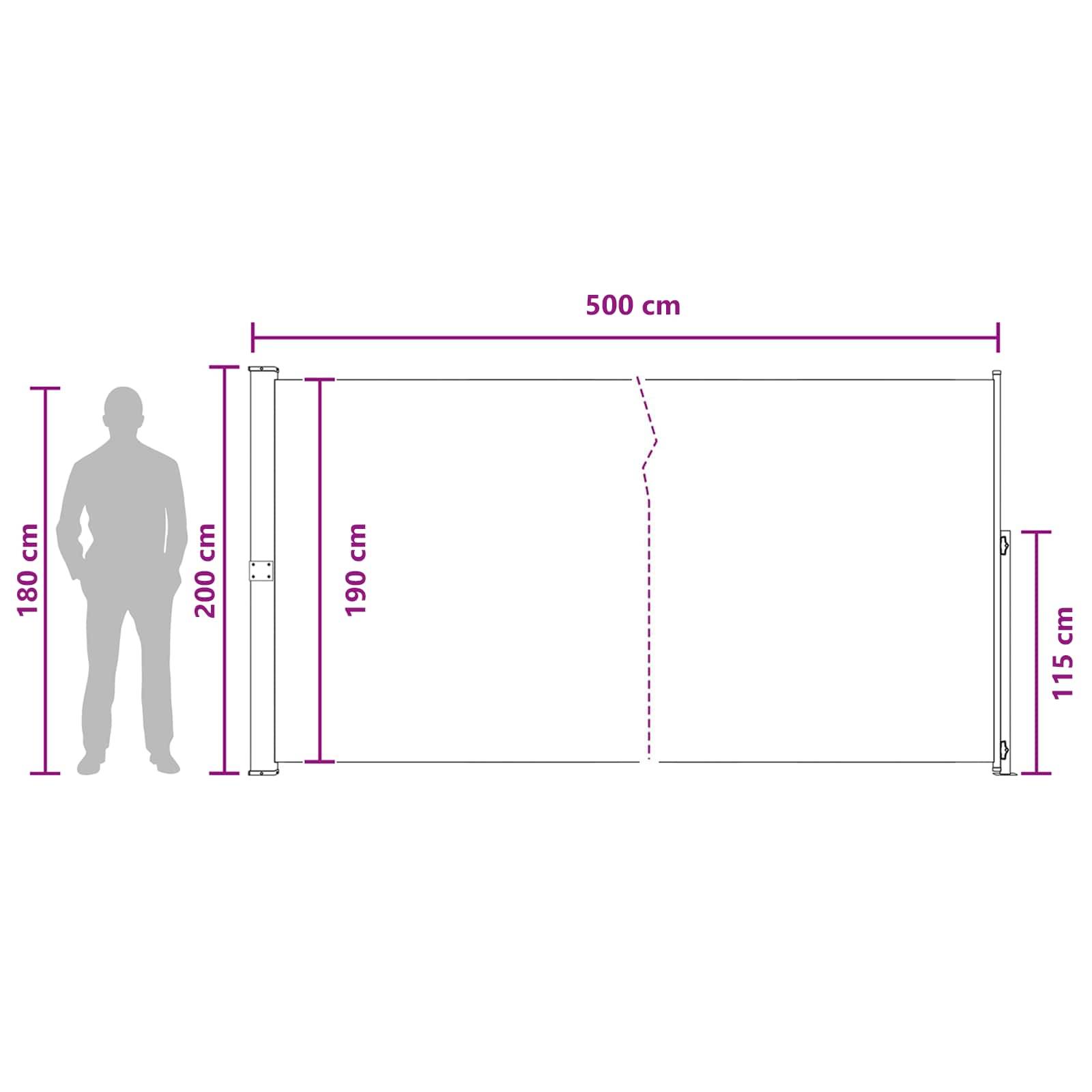 Store latéral rétractable polyester et acier, Poids:8.75kg - PANGIVO - Image 7