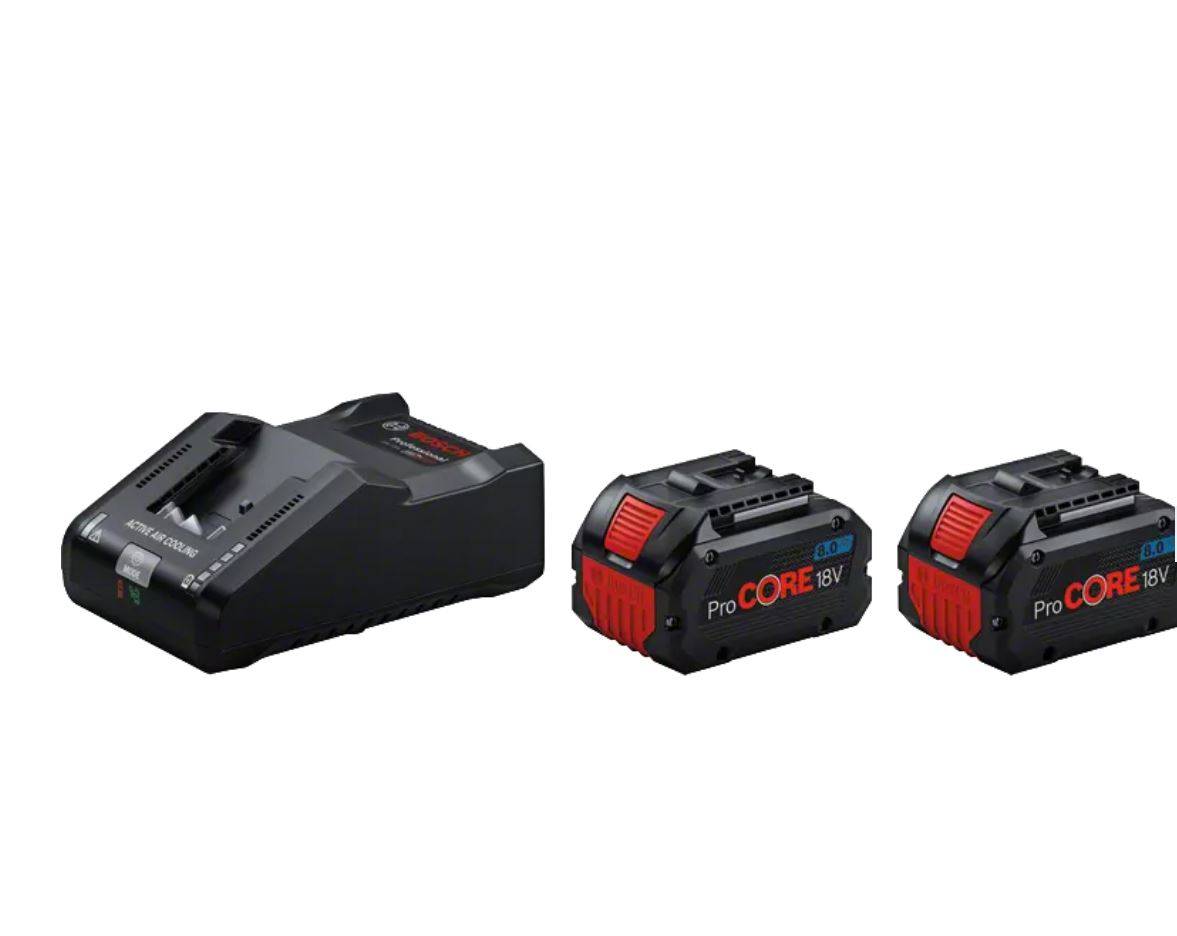 Bosch - 2 batteries PROCORE18V 8.0AH + chargeur GAL 18V-160 PROFESSIONAL - BOSCH - 1600A02T5P - Image 1