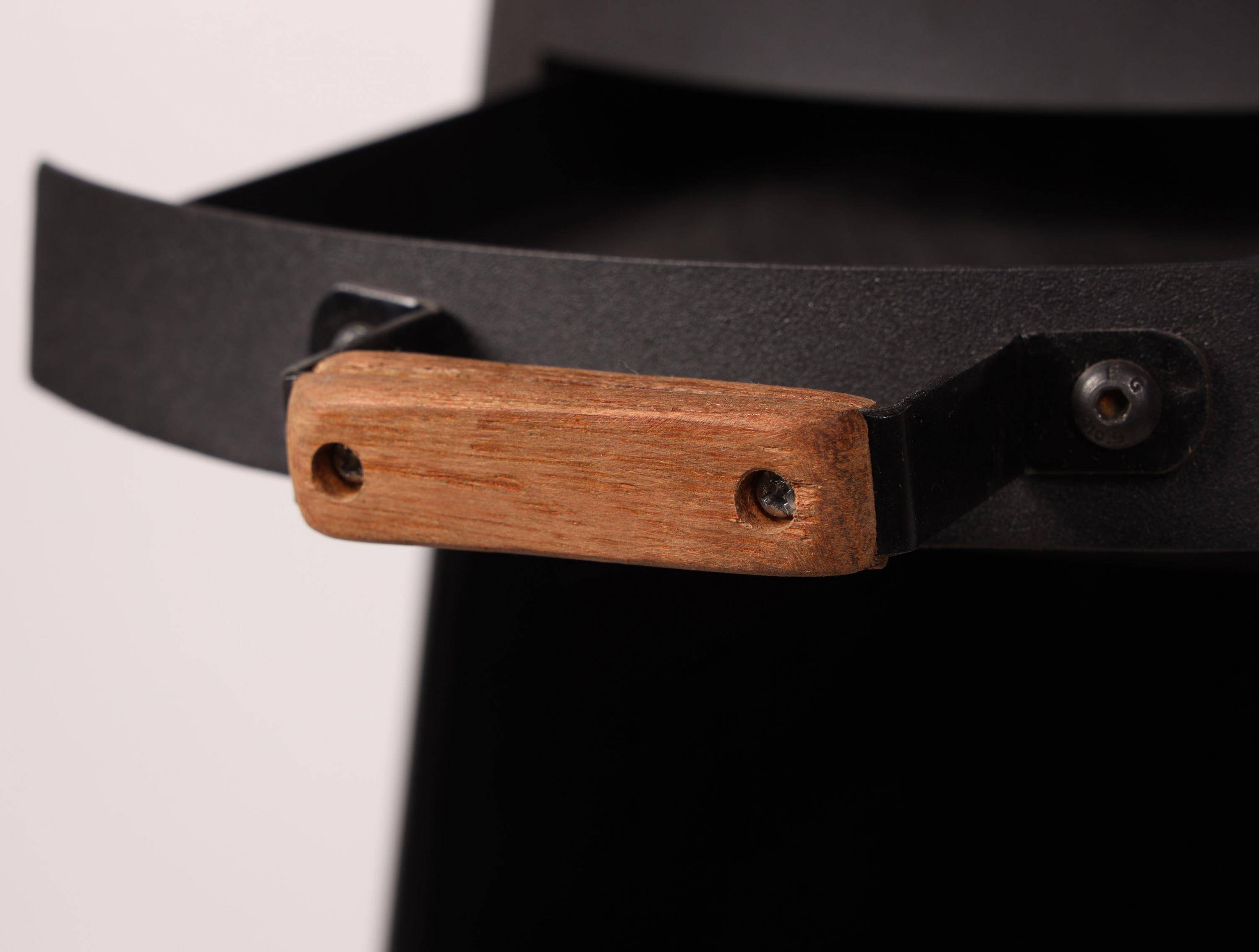 Purline - Barbecue Braséro charbon acier corten noir avec housse EFP55RB – Purline - Image 5