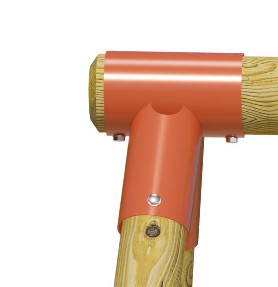 Trigano Jardin - Balançoire en bois 2,30 m Topwood MILU - 4 enfants - Image 4