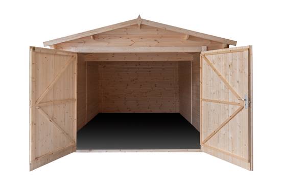 Gartflex - Garage en bois, surface utile 17.42m², 580x340cm, ep 28mm, INT013 / GARTFLEX - Image 5