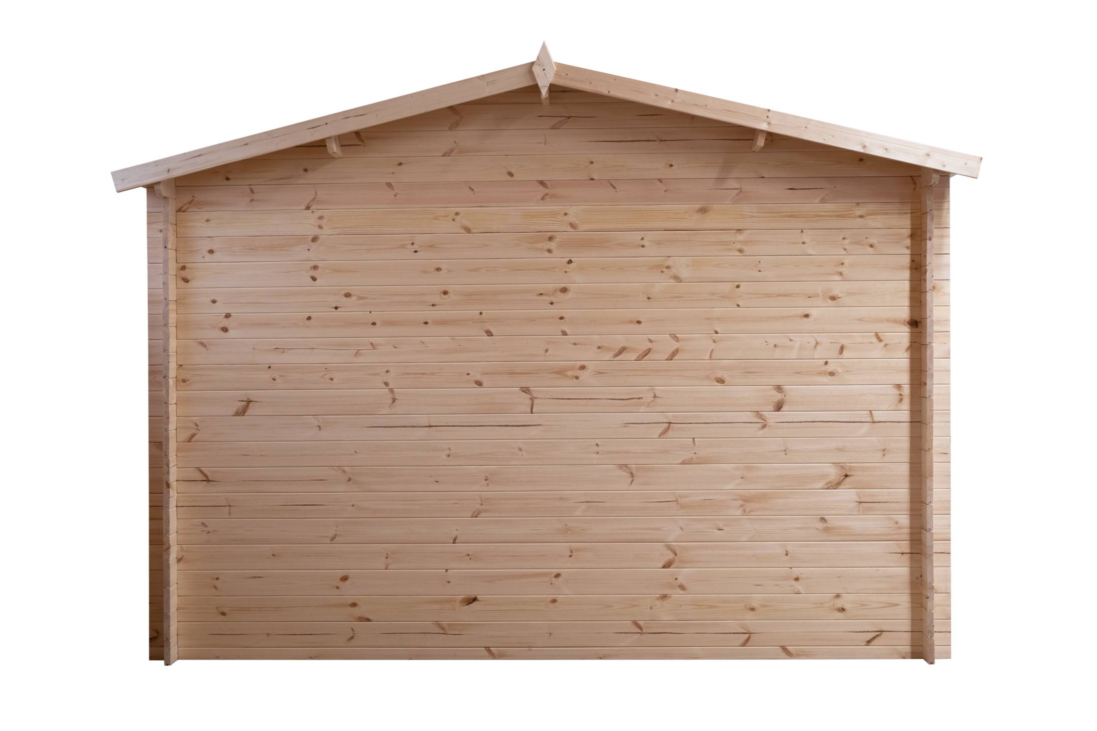 Gartflex - Garage en bois, surface utile 17.42m², 580x340cm, ep 28mm,  INT013 / GARTFLEX - Image 4