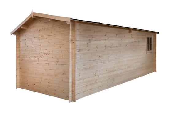 Gartflex - Garage en bois, surface utile 17.42m², 580x340cm, ep 28mm, INT013 / GARTFLEX - Image 3