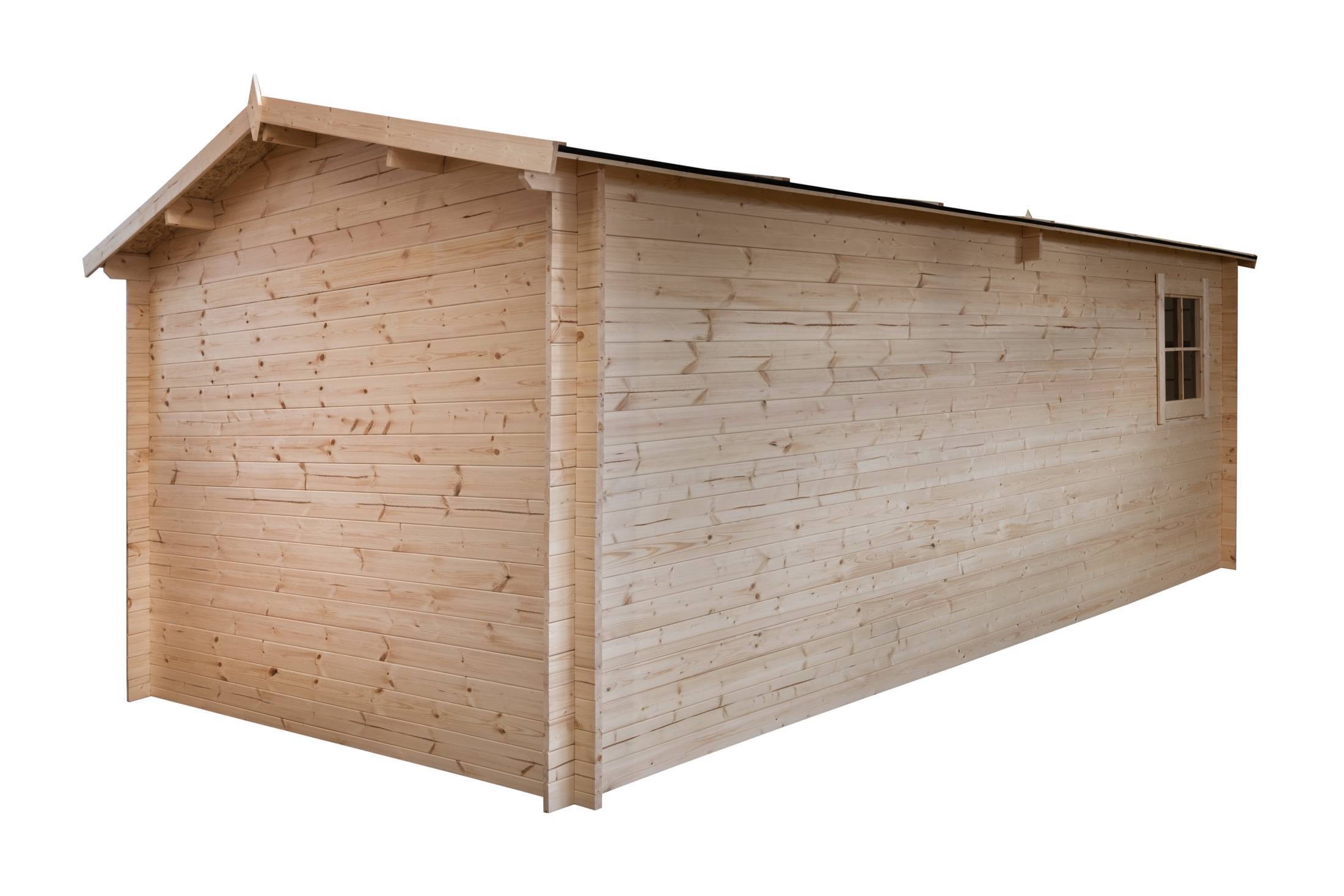 Gartflex - Garage en bois, surface utile 17.42m², 580x340cm, ep 28mm,  INT013 / GARTFLEX - Image 3