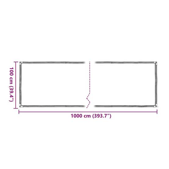 Vidaxl - Housse de protection plantes avec œillets 1x10 m polyéthylène vidaXL 3308699 - Image 3