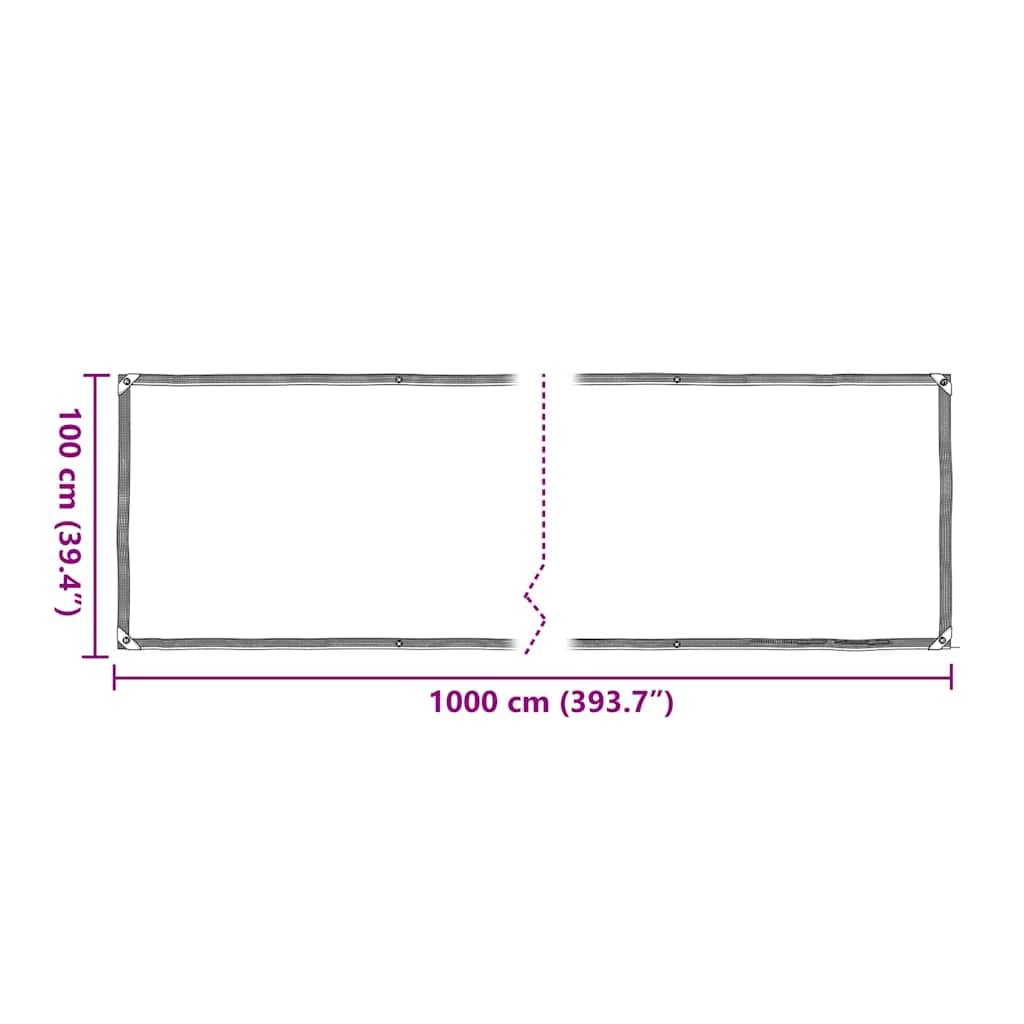 Vidaxl - Housse de protection plantes avec œillets 1x10 m polyéthylène vidaXL 3308699 - Image 3