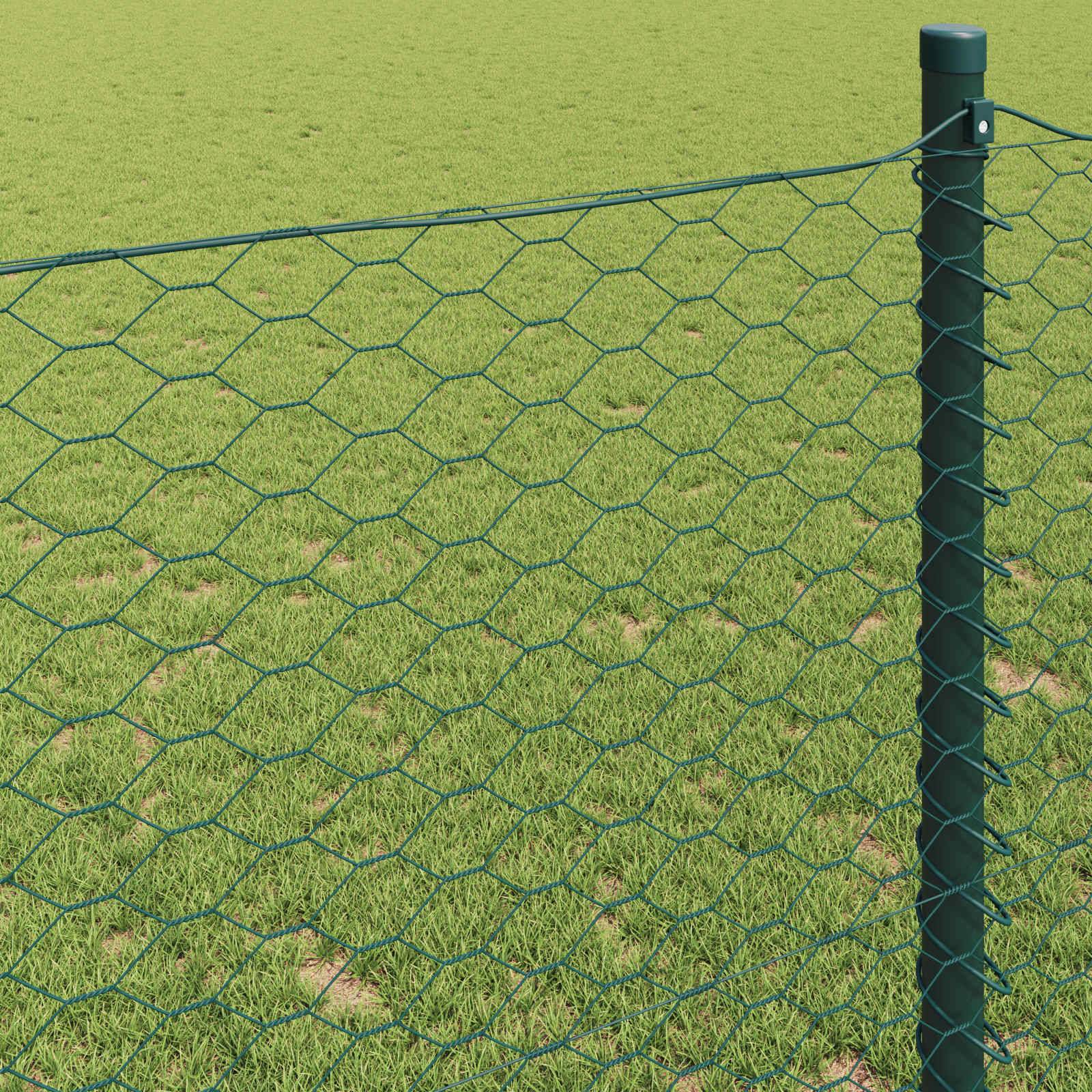 Clôture hexagonale PVC Vert 10 x 1 m, Poids :2.05kg - PANGIVO - Image 4