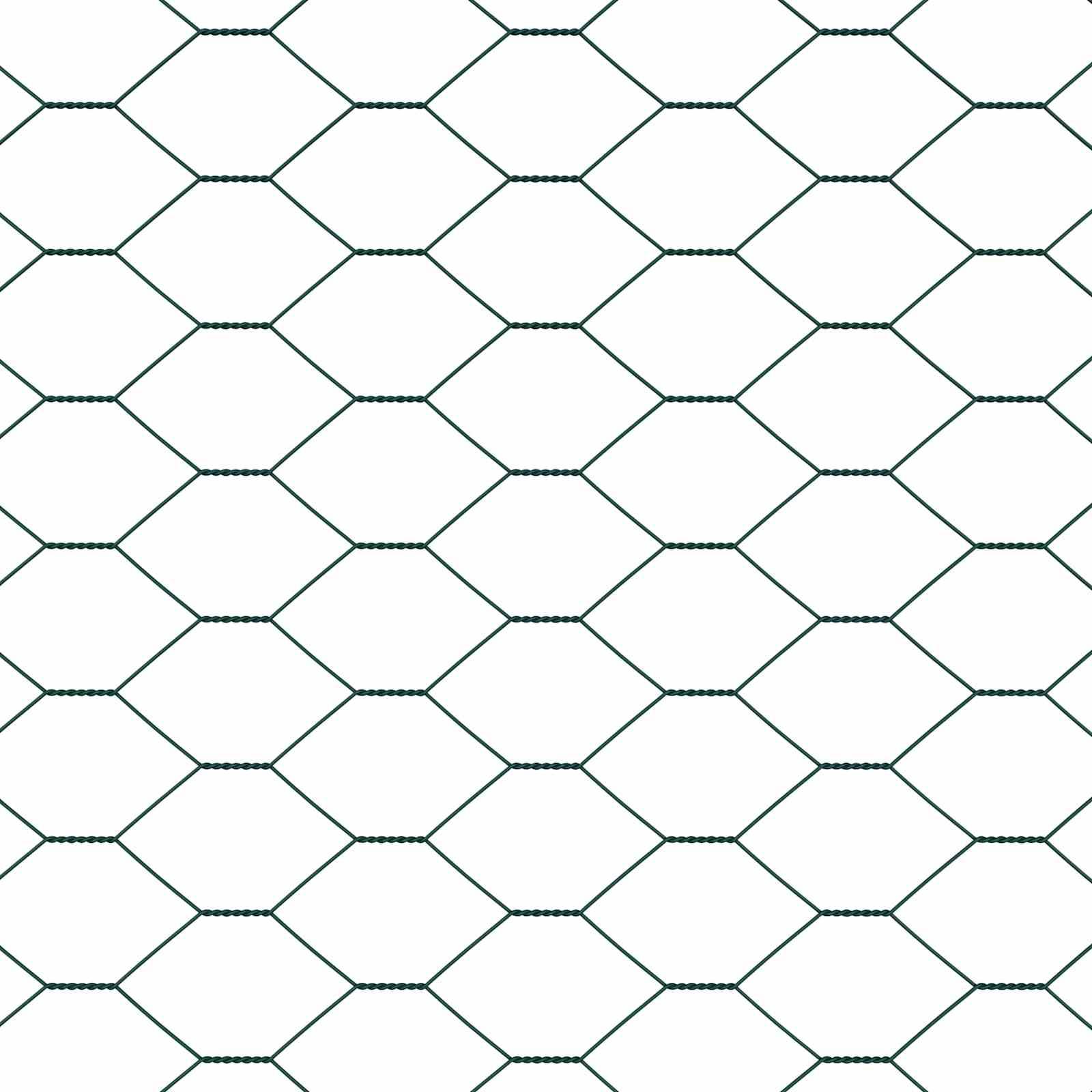 Clôture hexagonale PVC Vert 10 x 1 m, Poids :2.05kg - PANGIVO - Image 7