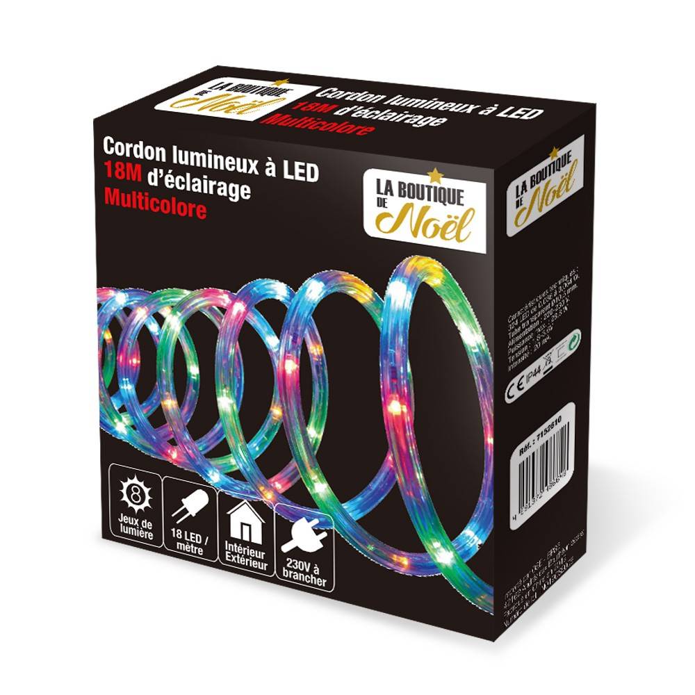 Cordon lumineux électrique 18 mètres Multicolore - Image 1