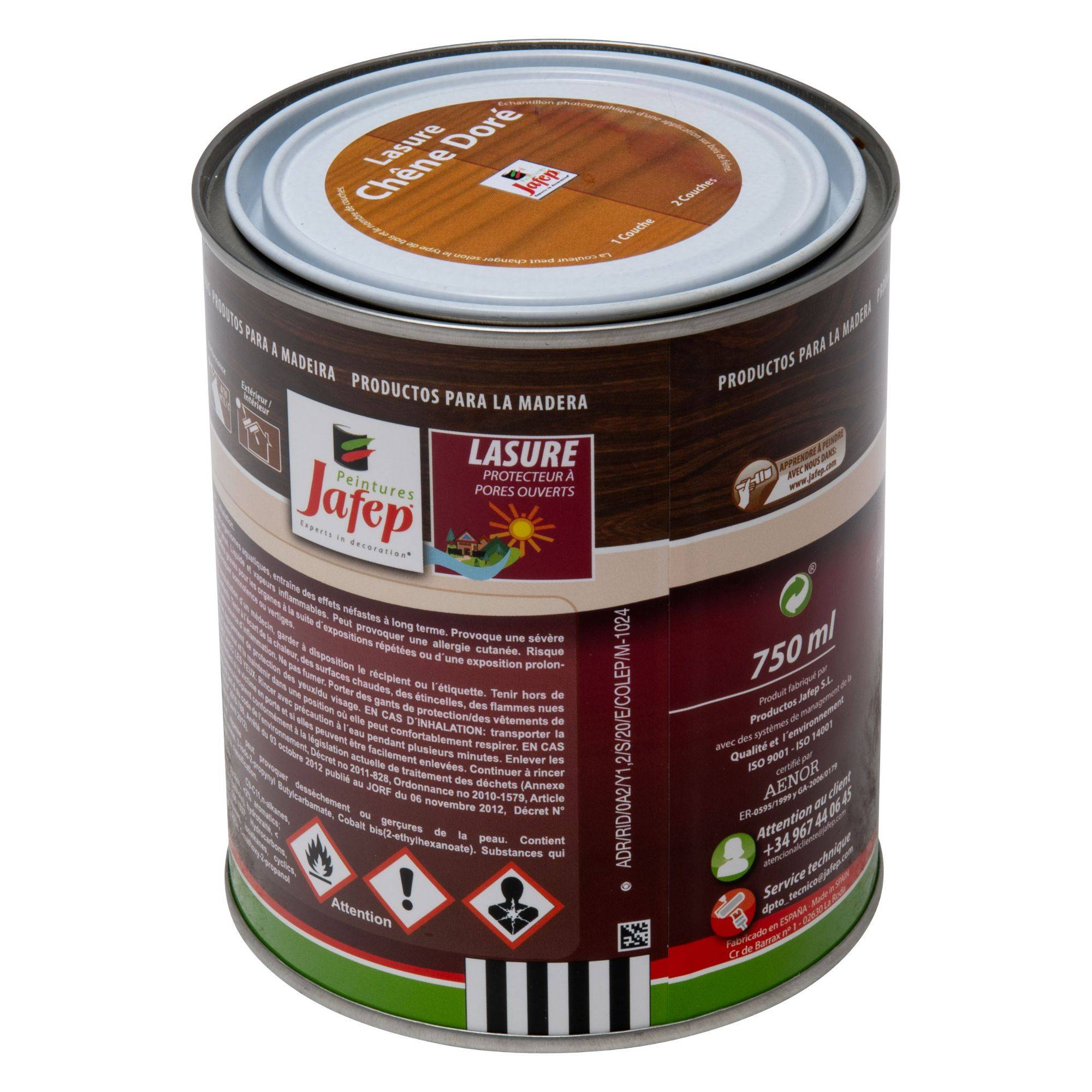 Lasure chêne Jafep - 750 ml - Image 3