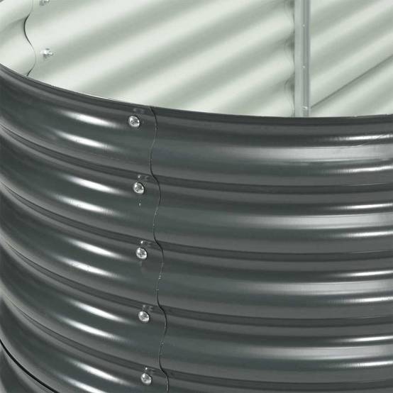 Vidaxl - Lit surélevé de jardin 240x80x81 cm Acier galvanisé Gris vidaXL 45523 - Image 9