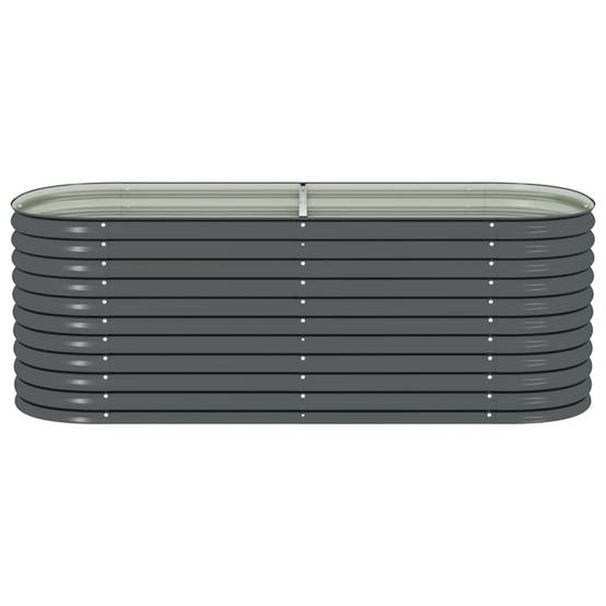 Vidaxl - Lit surélevé de jardin 240x80x81 cm Acier galvanisé Gris vidaXL 45523 - Image 5