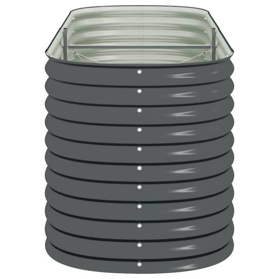 Vidaxl - Lit surélevé de jardin 240x80x81 cm Acier galvanisé Gris vidaXL 45523 - Image 6