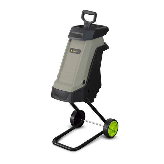 Greatland - Broyeur de végétaux électrique 2400W - Sac 40 litres - Avec roues - Image 1
