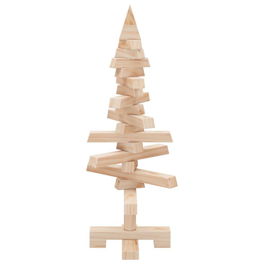 Maison Chic - Sapin de Noël | Arbre de Noël en bois pour décoration 60 cm bois massif de pin Maison Chic - Image 5