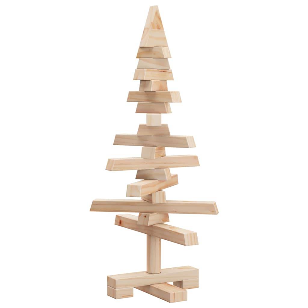 Maison Chic - Sapin de Noël | Arbre de Noël en bois pour décoration 60 cm bois massif de pin Maison Chic - Image 1