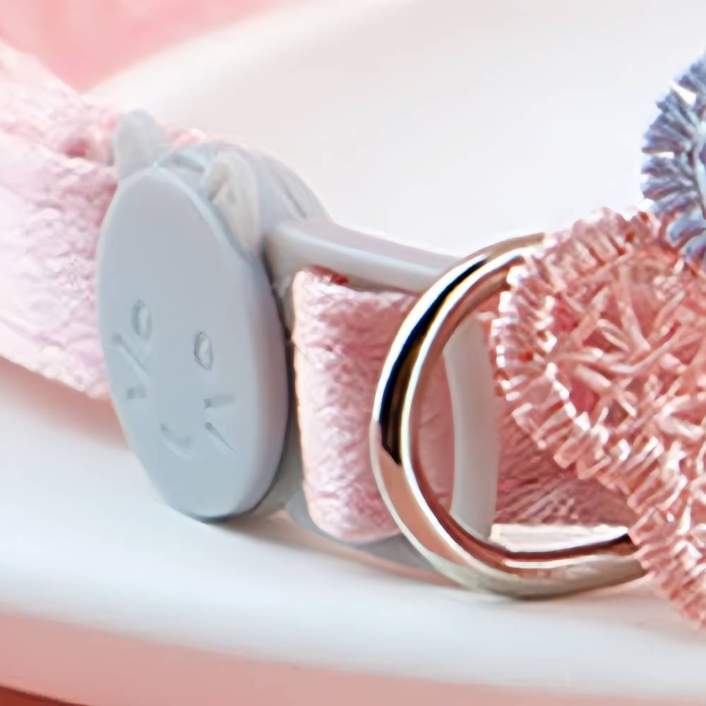 IntiMeg - Collier pour chat en dentelle avec papillon - IntiMeg - Image 2