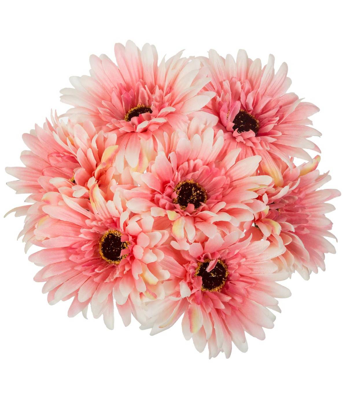 Bouquet de Fleurs artificielles 7 Gerberas D. 17 x H. 26 cm - Image 2