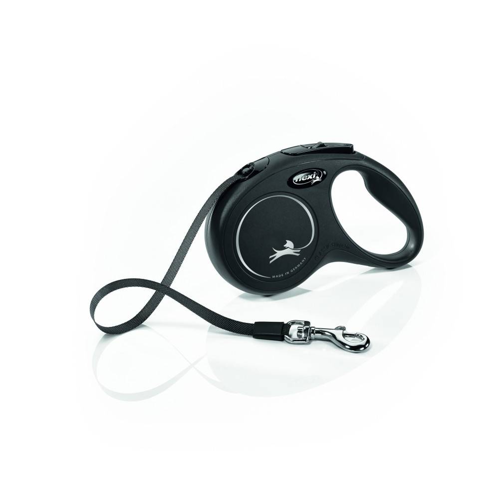 Flexi - Laisse sangle 5 mètres S noir laisse pour chien Max 15 KG - Image 4