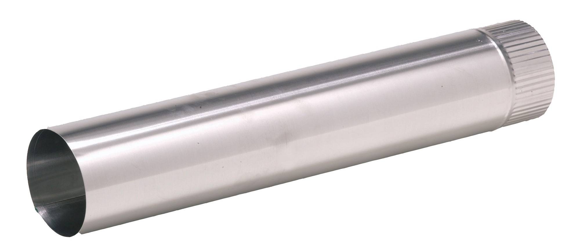 Tuyau rigide aluminium 660mm D125 - TEN - 966125
