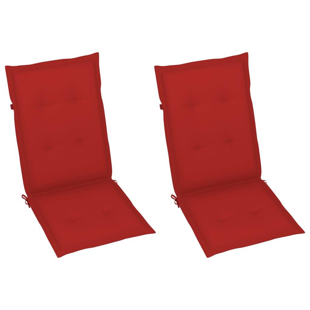 Vidaxl - Chaise à bascule avec coussins Gris Bois d'acacia massif vidaXL 3064215 - Image 6