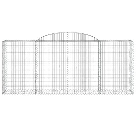 Vidaxl - Paniers à gabions arqués 15 pcs 300x50x120/140 cm fer galvanisé vidaXL 3146731 - Image 5