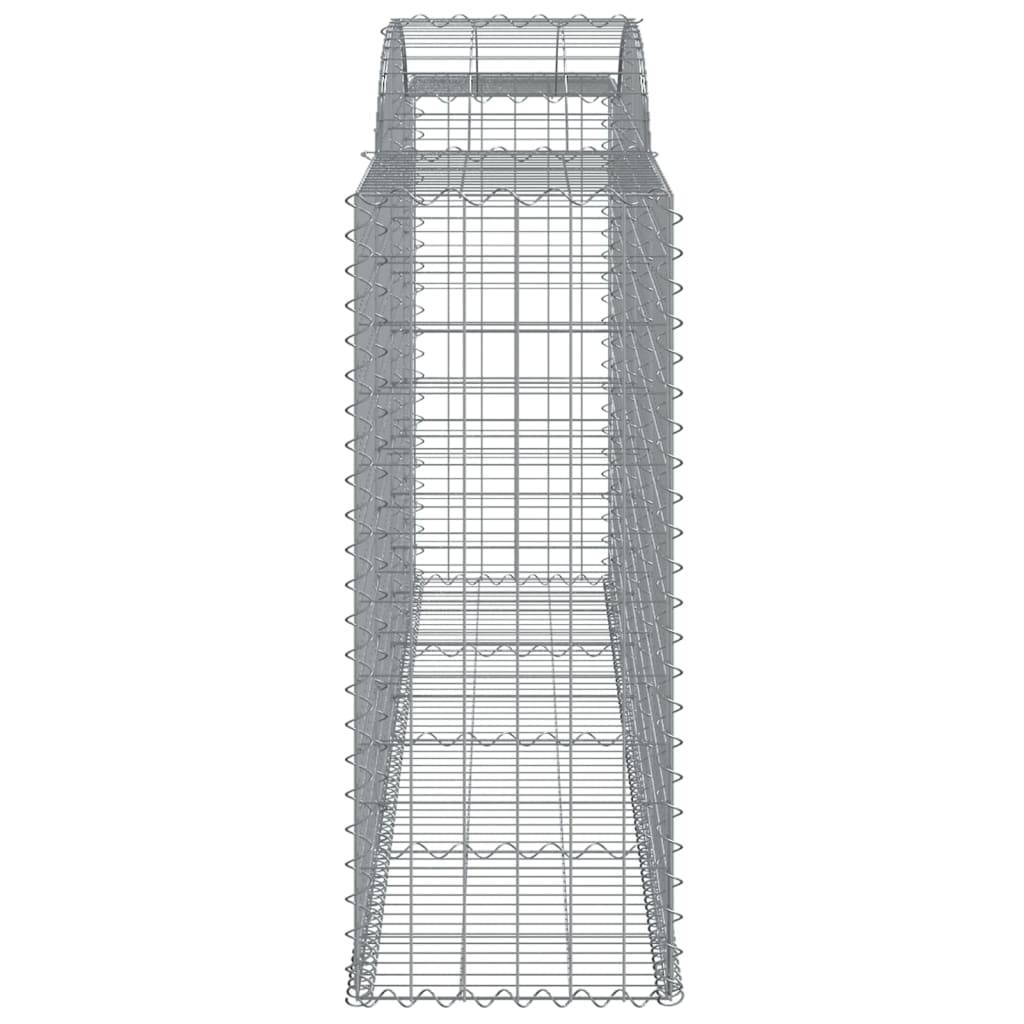 Vidaxl - Paniers à gabions arqués 15 pcs 300x50x120/140 cm fer galvanisé vidaXL 3146731 - Image 6