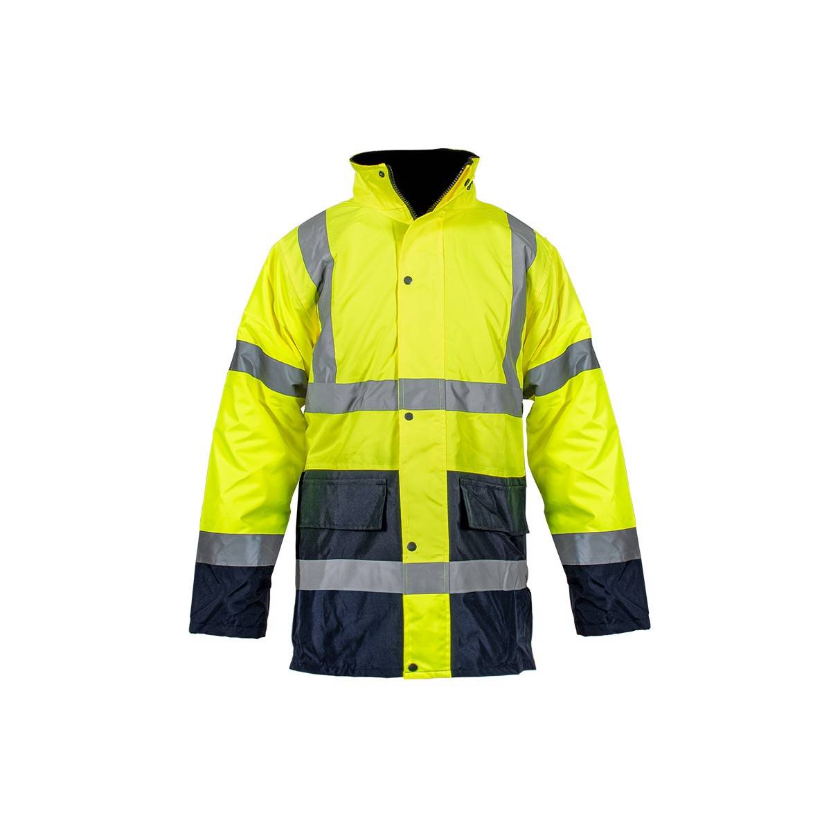 Vito - Veste jaune FLUO Taille XL Parka avec Bande réfléchissante haute visibilité 100% polyester VITO - Image 1